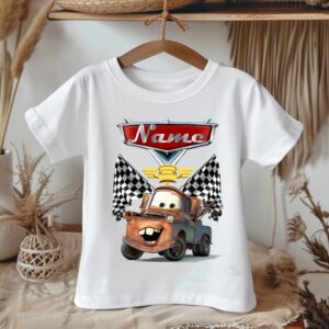 All Sizes Personalized Custom Name Cars Mater Tow Truck White T-Shirt or Onesie