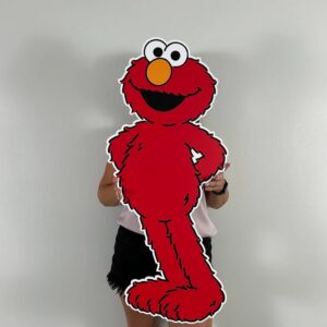 Yard Sign Decor Prop 3 Foot Cutout Sesame Street Elmo Hands behind back Life Size Birthday Party Home
