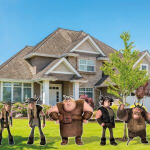 Yard Sign Decor Prop Cutout How to Train Your Dragon Friends Characters Birthday Party Life Size Birthday Party Home
