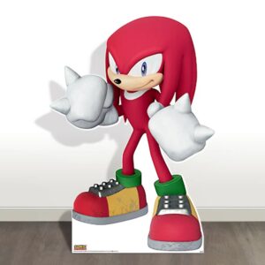 Yard Sign Decor Prop 4 Foot Cutout Sonic the Hedgehog Modern Knuckles Life Size Birthday Party Home