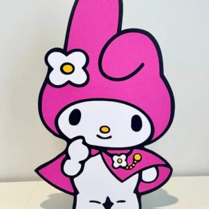 Yard Sign Decor Prop 4 Foot Cutout Hello Kitty My Melody Life Size Birthday Party Home