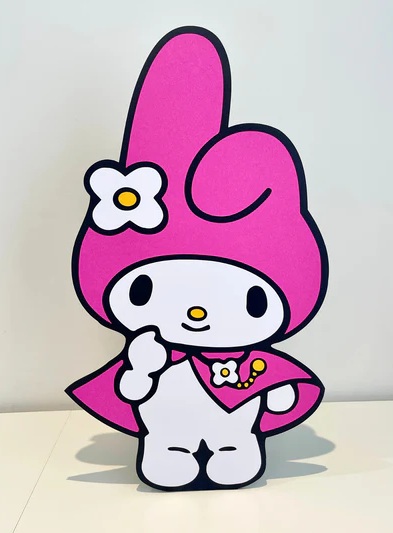 Yard Sign Decor Prop 4 Foot Cutout Hello Kitty My Melody Life Size Birthday Party Home