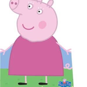 Yard Sign Decor Prop 5 Foot Cutout Peppa Pig Granny Pig Life Size Birthday Party Home
