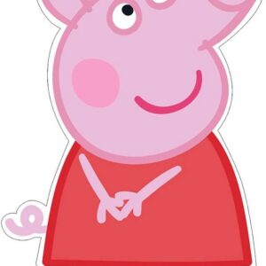 Yard Sign Decor Prop 4 Foot Cutout Peppa Pig Silly Life Size Birthday Party Home