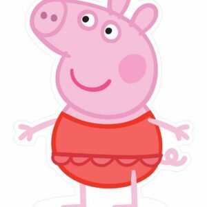 Yard Sign Decor Prop 4 Foot Cutout Peppa Pig Swimsuit Summer Pool Beach Life Size Birthday Party Home