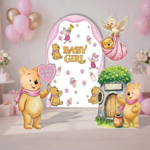 Yard Sign Decor Prop Cutout Winnie the Pooh Baby Girl Baby Shower Life Size Birthday Party Home