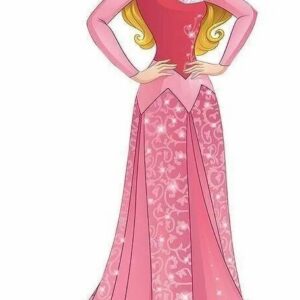 Yard Sign Decor Prop 5 Foot Cutout Princess Aurora Sleeping Beauty Life Size Birthday Party Home