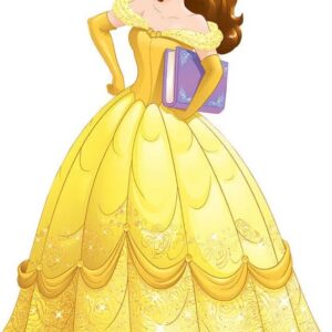 Yard Sign Decor Prop 5 Foot Cutout Princess Belle Beauty and The Beast Life Size Birthday Party Home