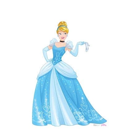 Yard Sign Decor Prop 5 Foot Cutout Princess Cinderella Life Size Birthday Party Home