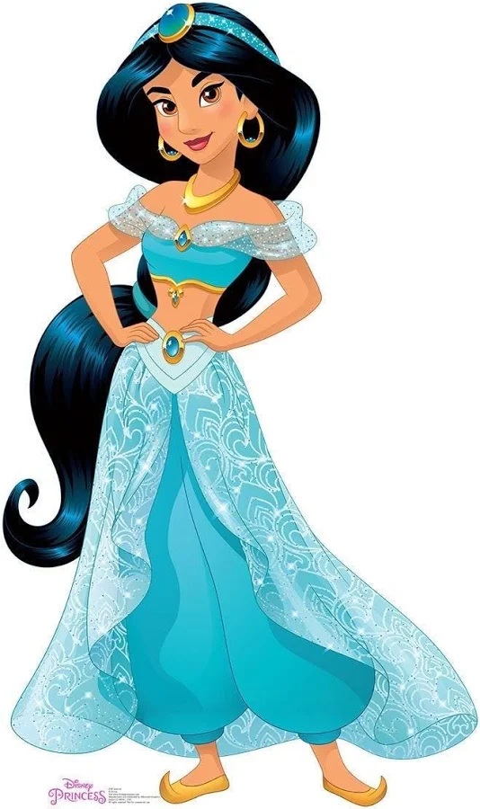 Yard Sign Decor Prop 5 Foot Cutout Princess Jasmine Aladdin Life Size Birthday Party Home