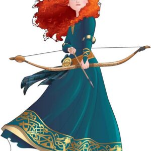 Yard Sign Decor Prop 5 Foot Cutout Princess Merida Brave Life Size Birthday Party Home