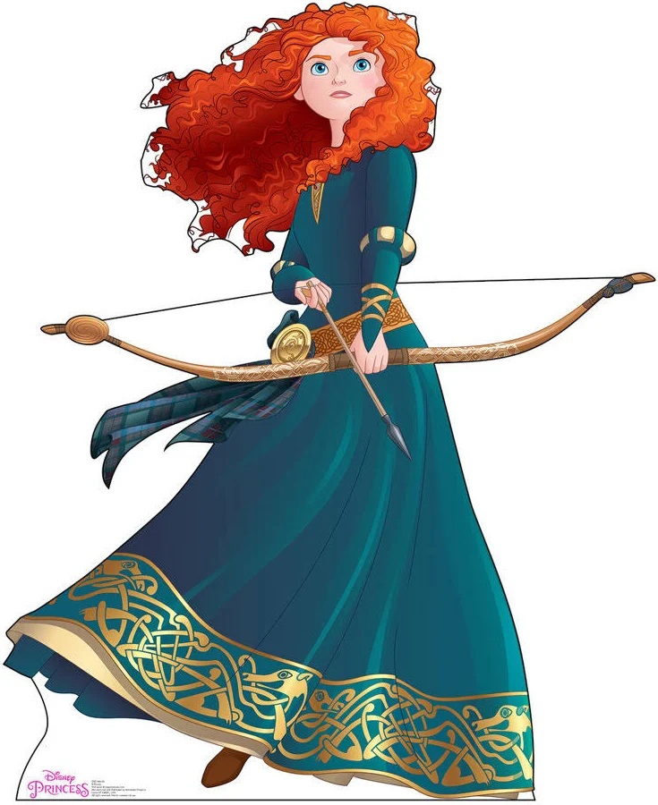 Yard Sign Decor Prop 5 Foot Cutout Princess Merida Brave Life Size Birthday Party Home
