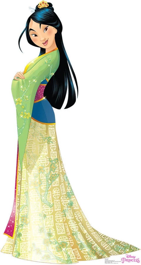 Yard Sign Decor Prop 5 Foot Cutout Princess Mulan Life Size Birthday Party Home