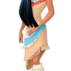 Yard Sign Decor Prop 5 Foot Cutout Princess Pocahontas Life Size Birthday Party Home