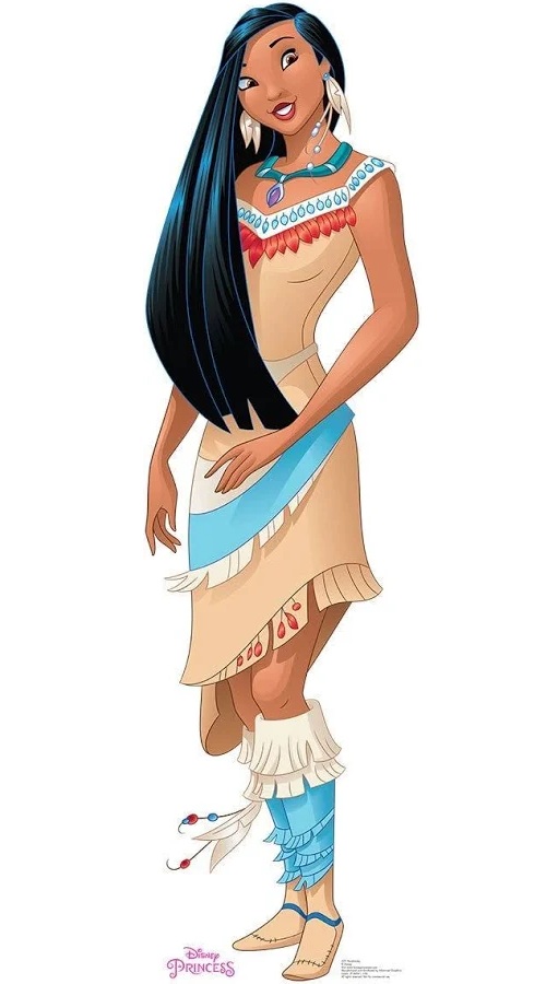 Yard Sign Decor Prop 5 Foot Cutout Princess Pocahontas Life Size Birthday Party Home