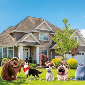 Yard Sign Decor Prop Cutout Secret Life of Pets Characters Birthday Party Life Size Birthday Party Home