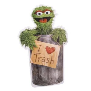 Yard Sign Decor Prop 4 Foot Cutout Sesame Street Oscar the Grouch Puppet Life Size Birthday Party Home