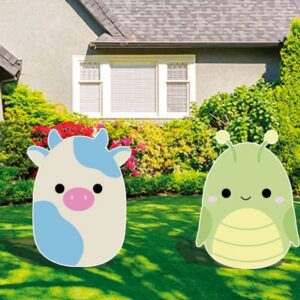 Yard Sign Decor Prop Cutout Squishmallows Cow Bug Life Size Birthday Party Home