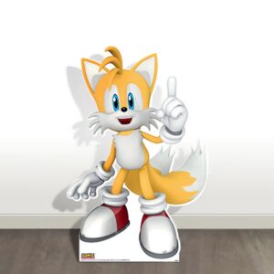 Yard Sign Decor Prop 4 Foot Cutout Sonic the Hedgehog Modern Tails Life Size Birthday Party Home